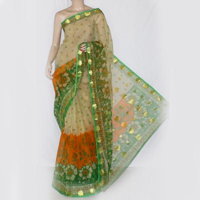 Pure Zari Kota Doria Saree 