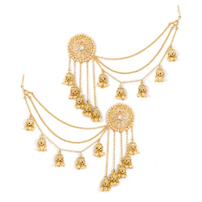 Long Chain With Jhumka Earings