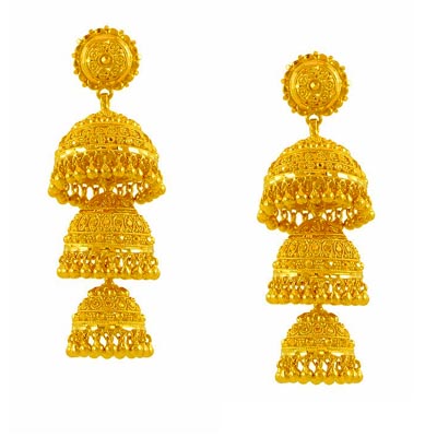  Gold Jhumki