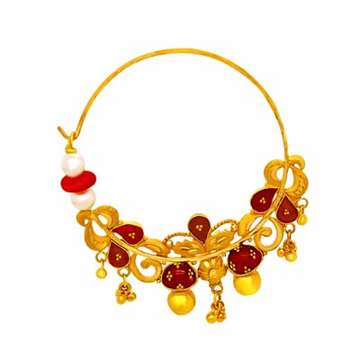 Best nath design hot sale in gold